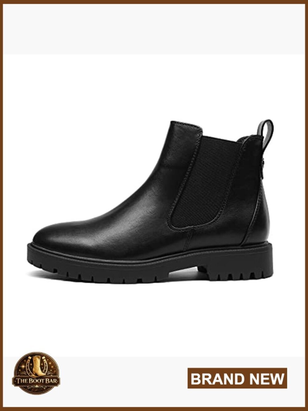 Women's Chelsea Ankle Boots Slip On Elastic Low Heel Fall Booties - Picture 3 of 7